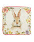 Фото #5 товара Easter Garden 6" Assorted Square Canape Plates, Set of 4