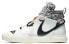 Фото #1 товара READYMADE x Nike Blazer Mid 解构 防滑耐磨 中帮 板鞋 男女同款 灰白 / Кроссовки Nike Blazer Mid READYMADE CZ3589-100
