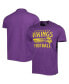 Men's Purple Minnesota Vikings Wordmark Rider Franklin T-shirt