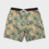 Фото #1 товара Men's Naruto 8.5" Elastic Waist Swim Shorts - Olive Green M