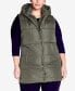 Фото #1 товара Plus Size Zimi Puffer Padded Vest