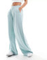 Фото #5 товара ASOS DESIGN wide leg trouser in light blue