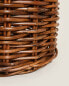 Large chunky rattan basket