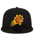 Men's Black Phoenix Suns Official Team Color 9FIFTY Snapback Hat