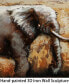 Фото #6 товара Elephants Mixed Media Iron Hand Painted Dimensional Wall Art, 32" x 48" x 2"