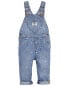 Фото #3 товара Baby Heart Print Denim Overalls 18M