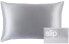 slip pure silk queen pillowcase - silver