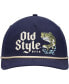ფოტო #2 პროდუქტის Men's Navy Old Style Canvas Cappy Trucker Adjustable Hat