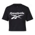 Футболка с коротким рукавом женская Reebok Cropped Identity Чёрный