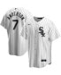 ფოტო #1 პროდუქტის Men's Tim Anderson White and Black Chicago White Sox Home Replica Player Jersey