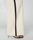 ფოტო #4 პროდუქტის Women's Contrasting Sides Striped Knitted Pants