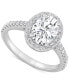 Certified Lab Grown Diamond Halo Engagement Ring (2-1/2 ct. t.w.) in 14k Gold