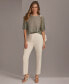 ფოტო #4 პროდუქტის Women's Short Sleeve Sequin Sweater