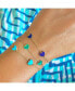 Turquoise Heart Station Bracelet