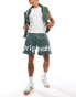 Фото #2 товара Jack & Jones loose fit basketball short in green