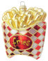 Tüte Pommes Frites aus Glas 10 cm