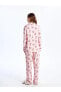 Фото #5 товара Пижама LC WAIKIKI DREAM с рисунком на воротнике, длинным рукавом