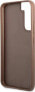 Guess Etui Guess GUHCS22SG4GFBR Samsung Galaxy S22 brązowy/brown hard case 4G Metal Gold Logo