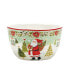 Фото #4 товара Joy of Christmas 24 oz Ice Cream Bowls Set of 4