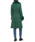 ფოტო #2 პროდუქტის Women's Faux-Fur-Trim Belted Coat