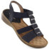 Фото #1 товара eVento W EVE405B slip-on sandals with elastic bands, navy blue