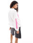 Фото #3 товара HUGO Sbraid sweatshirt in white