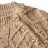 Фото #3 товара Pullover mit Strick-Muster, braun, Gr. 86, 1 St