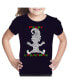 Child Christmas Elf - Girl's Word Art T-Shirt