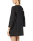 Фото #2 товара Women's Cotton Lace-Up Cover-Up Dress