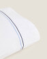 Pillowcase with two embroidered details