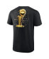 Фото #7 товара Men's Black Denver Nuggets 2023 NBA Finals Champions Triple Threat Roster Signature T-shirt