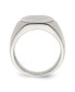 ფოტო #2 პროდუქტის Stainless Steel Polished Signet Ring