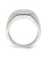 Stainless Steel Polished Signet Ring