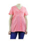 Фото #1 товара Maternity Short Sleeve Button Front Top
