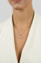 Фото #3 товара Silver pearl pendant with zircons PT77W