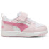 Кроссовки PUMA Rebound V6 Lo AC+ для детей White / Fast Pink / Whisp Of Pink, 24 - фото #2