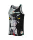 Фото #3 товара Men's Kevin Garnett Black and Gray Minnesota Timberwolves Sublimated Player Tank Top