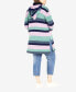 Фото #8 товара Plus Size Romy Hooded Cardigan Sweater