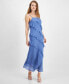 ფოტო #1 პროდუქტის Women's Daria Bias-Ruffled Maxi Slip Dress