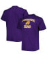 Фото #2 товара Men's Purple Phoenix Suns Big and Tall Heart and Soul T-shirt
