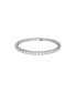 ფოტო #1 პროდუქტის Crystal Round Cut Matrix Tennis Bracelet