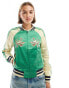 Фото #3 товара Superdry Sukajan embroidered bomber jacket in bowling green