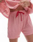 Фото #8 товара Topshop Blush Pink Dreams Notch Long Sleeve Pyjama Set