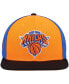 Men's Orange New York Knicks On The Block Snapback Hat