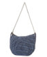 Фото #5 товара Women's Large Crystal Baguette Shoulder Bag