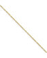 ფოტო #3 პროდუქტის Yellow IP-plated Elongated Open Link Paperclip Chain Necklace