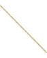 Chisel yellow IP-plated Elongated Open Link Paperclip Chain Necklace