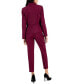 ფოტო #2 პროდუქტის Women's Stand Collar Button-Front Pantsuit