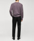 Фото #2 товара Men's Ribbed Details Knitted Sweater