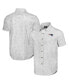 Men's NFL x Darius Rucker Collection by White New England Patriots Woven Short Sleeve Button Up Shirt